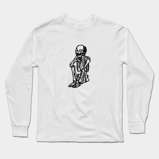 sad skeleton Long Sleeve T-Shirt